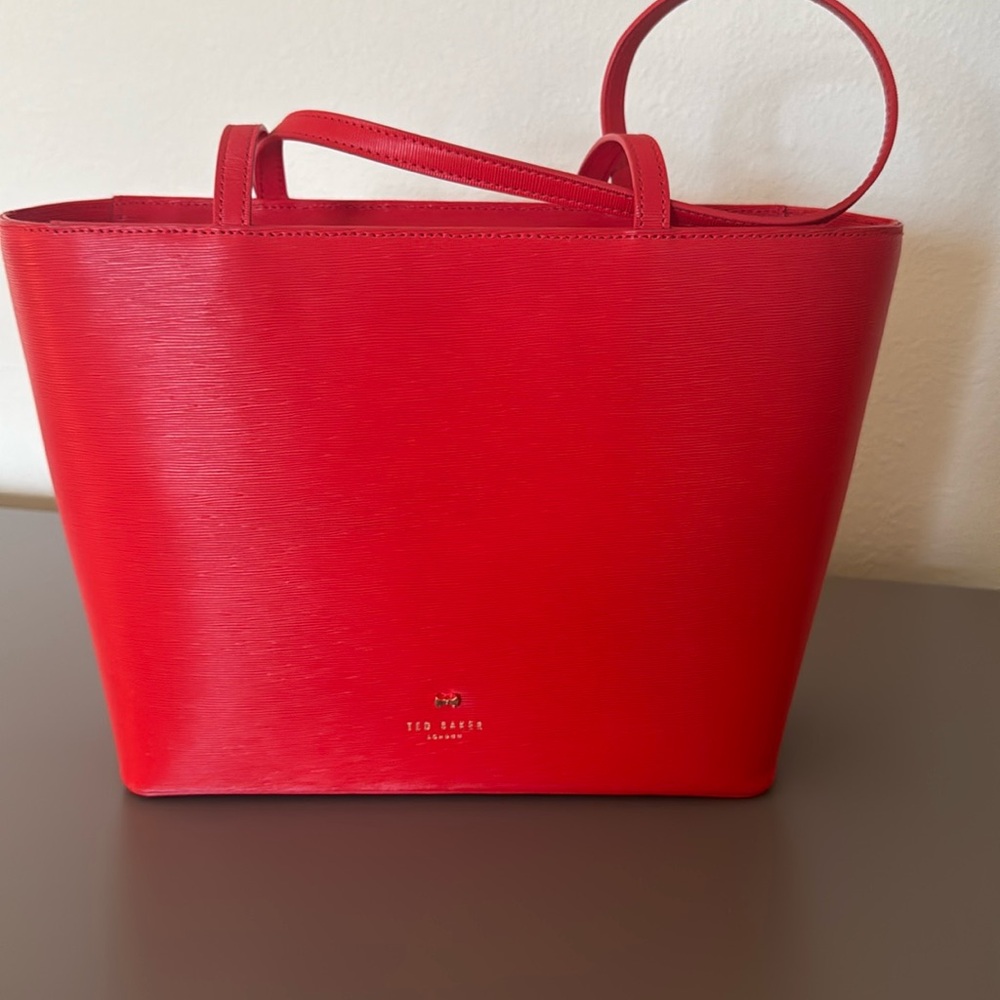 NWT Ted Baker London Leather Sussy Micro Bow Tote Bag